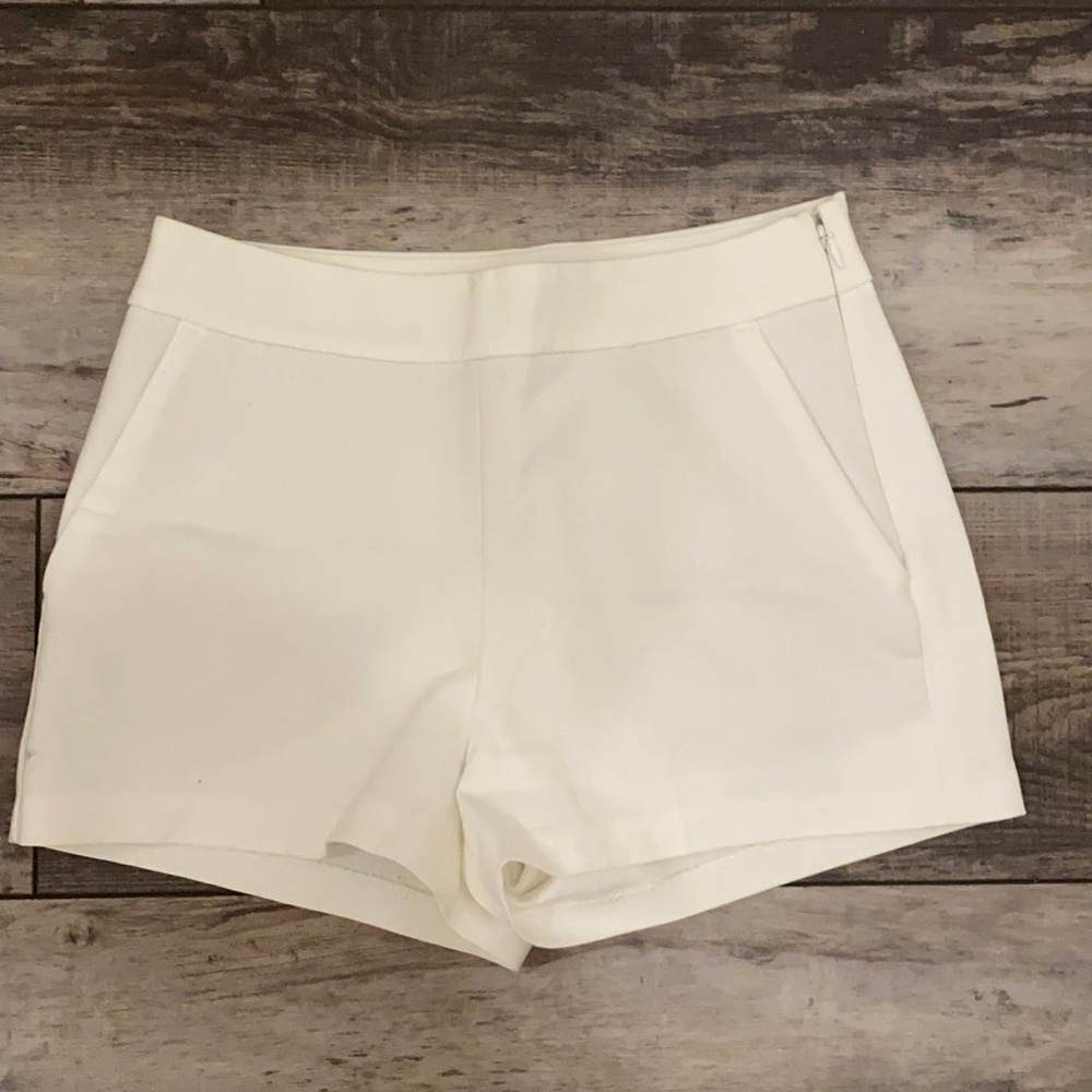White dress shorts